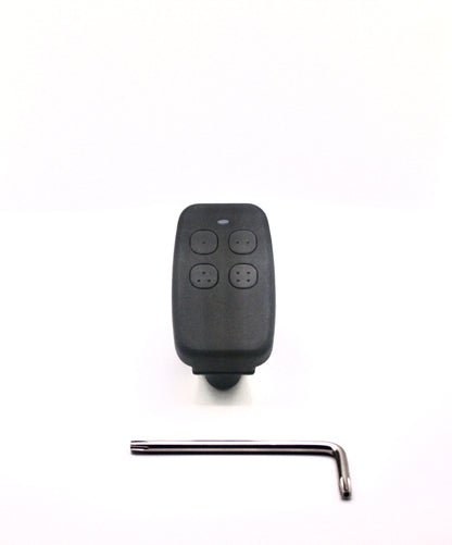 Handlebar Motorcycle Garage Door Opener By CycleOpen for Genie Overhead and More