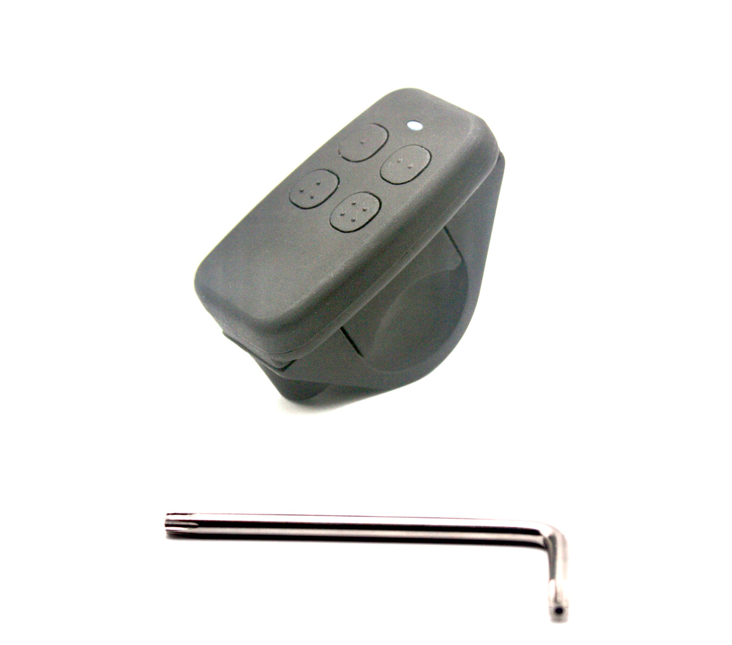 Handlebar Motorcycle Garage Door Opener By CycleOpen for Genie Overhead and More